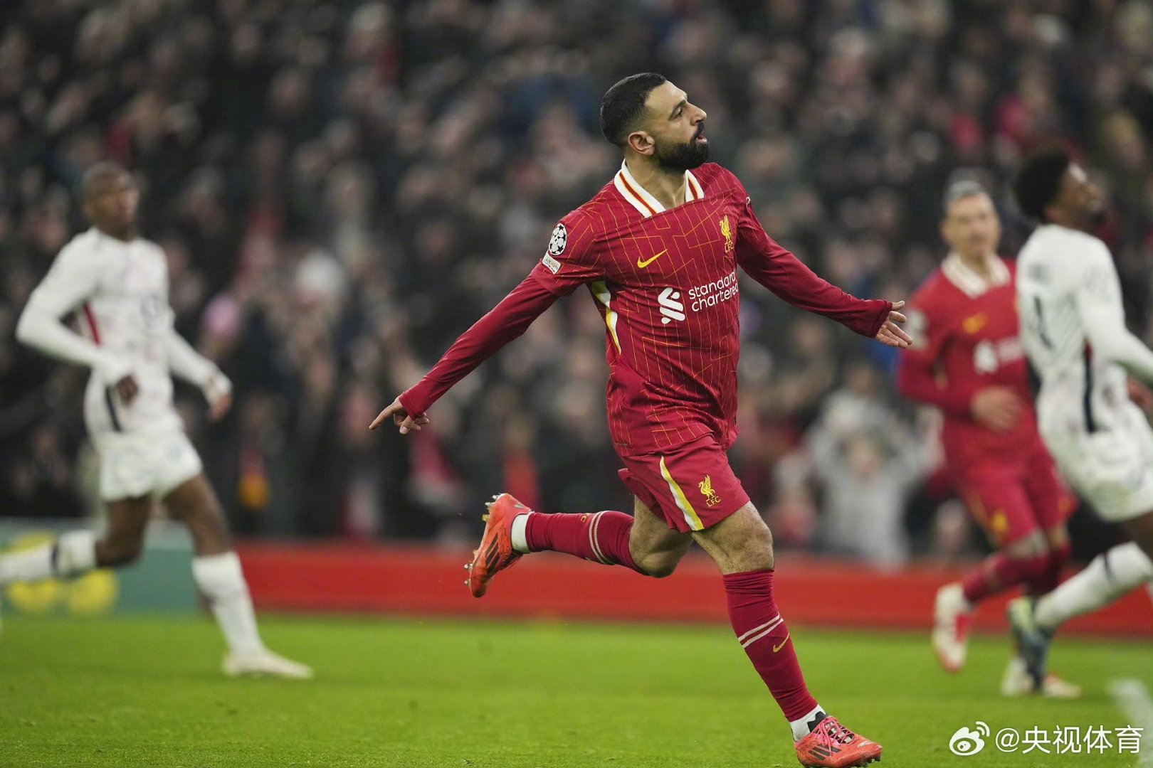 利物浦主场大胜多特蒙德,萨拉赫进球破门 利物浦主场大胜多特蒙德,萨拉赫进球破门