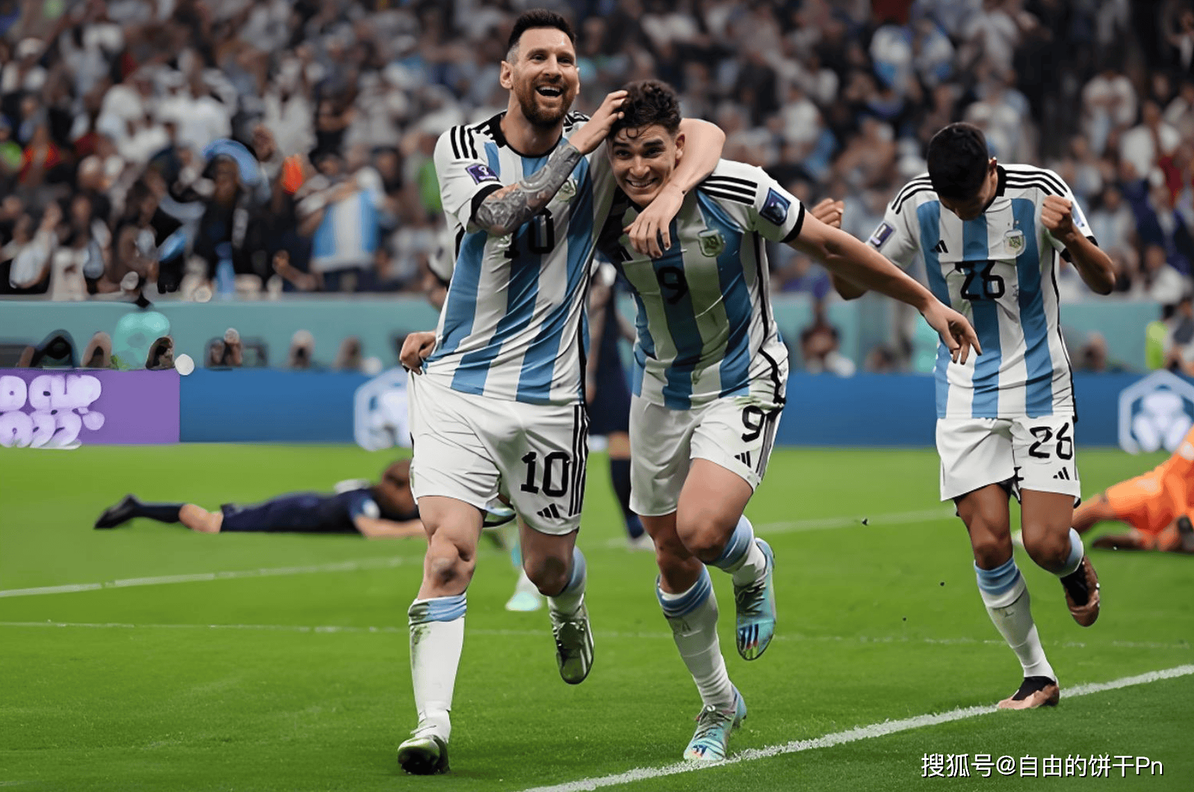 阿根廷队在比赛中展现出色进攻 阿根廷队在比赛中展现出色进攻