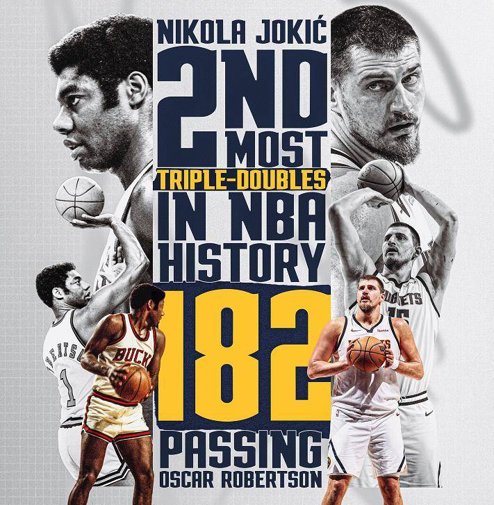 欧冠淘汰赛之夜，约基奇完成里程碑